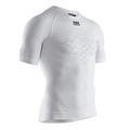 X-Bionic Men Energizer 4.0 Light Round Neck Short Sleeve T-shirt - Arctic White/Dolomite Grey, Small