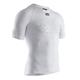 X-Bionic Men Energizer 4.0 Light Round Neck Short Sleeve T-shirt - Arctic White/Dolomite Grey, Small