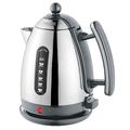 Dualit Lite Kettle - 1.5L Jug Kettle - Polished with Grey Trim, High Gloss Finish - Fast Boiling Kettle by Dualit - 72006