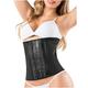 LT.ROSE Waist Trainer Latex Tummy Control Compression Trimmer Corset Faja Shapewear Bodysuit for Women | Fajas Colombianas Reductoras Black