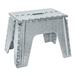 WFX Utility™ Folding 1 Step Plastic Step Stool w/ 200 lb. Load Capacity Plastic in Gray | 9.14 W x 13.74 D in | Wayfair