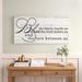 The Twillery Co.® Blessing by Olivia Rose - Wrapped Canvas Textual Art Canvas in Brown | 24 H x 48 W x 1.5 D in | Wayfair