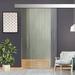 Barn Door - Glass-Door.us Sliding Glass Barn Door w/ Installation Hardware Kit Plastic | 81 H x 34 W in | Wayfair SGD-ALU100-0001-32