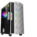 OCHW Geforce White RGB Ultra Fast Gaming PC Intel Pentuim G6405 Quad Thread uhd 610 Graphics 16GB DDR4 2400MHz 1TB HDD WiFi Windows 10 PRO