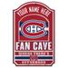 WinCraft Montreal Canadiens Personalized 11'' x 17'' Fan Cave Wood Sign