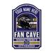 WinCraft Baltimore Ravens Personalized 11'' x 17'' Fan Cave Wood Sign