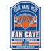 WinCraft New York Knicks Personalized 11'' x 17'' Fan Cave Wood Sign