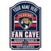 WinCraft Florida Panthers Personalized 11'' x 17'' Fan Cave Wood Sign