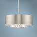 Madison 24" Wide Brushed Nickel Drum Pendant Light