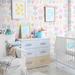 Isabelle & Max™ Walmsley Children Removable Peel & Stick Wallpaper Panel Fabric in Pink/White | 24 W in | Wayfair E505D94695D44D4E8B0F47F7ED2FAB71