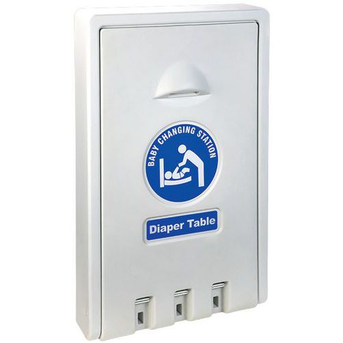 Table À Langer Vertical Hdpe Blanc - Medial