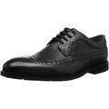 Clarks Men's Ronnie Limit Brogues, Black Black Leather Black Leather, 8.5 UK