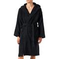 Arena Unisex Bademantel Soft Robe Core, Black White, M