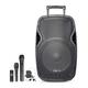 Vonyx AP1500PA Portable Active PA Speaker System with Bluetooth UHF Wireless Microphone & Headset 15" 800W