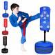 ONEX Free Standing Boxing Punching Bag Stand For Kids Target Heavy Duty Punch Bags Kickboxing MMA Martial Arts Sports Pads Dummy Gym Equipment for Home (Blue 1)