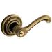 Baldwin Keyed (Entry) Door Lever w/ Rosette in Yellow | 6.8 H x 6.9 W x 3.9 D in | Wayfair 5245.050.LENT