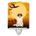 Caroline's Treasures Halloween Basset Hound Ceramic Night Light Ceramic | 6 H x 3 W x 3 D in | Wayfair BB4293CNL