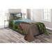 East Urban Home Island Beach Microfiber Coastal Coverlet/Bedspread Set Microfiber in Green | Twin Bedspread + 1 Sham | Wayfair