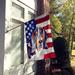East Urban Home USA American House Vertical Flag, Polyester | 40 H x 28 W in | Wayfair 19A5491088B84EDCB19E2CF6F646EE05