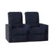 Latitude Run® Home Theater Row Seating (Row of 2) Microfiber/Microsuede in Blue | 42 H x 61 W x 39 D in | Wayfair E55C47A4F1D649AF91D4B12FF8DA3AA2