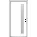 Verona Home Design 1-Lite Painted Steel Spotlight Prehung Front Entry Door Metal | 80" H x 36" W x 1.75" D/6.56" | Wayfair ZZ355366R