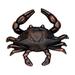 Michael Healy Blue Crab Door Knocker in Brown | 4.5 H x 5.25 W x 1.75 D in | Wayfair MHS134
