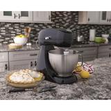 Hamilton Beach® Eclectrics® All-Metal Stand Mixer 12 Speeds Metal in Black | 14 H x 14 W x 9 D in | Wayfair 63227