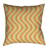 Latitude Run® Avicia Throw Pillow Polyester in Red/Green/Yellow | 14 H x 14 W x 3 D in | Wayfair 23E420B383A344DABE80D3BA204820F4