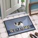 East Urban Home Japanese Chin Welcome 27 in. x 18 in. Non-Slip Outdoor Door Mat Synthetics | 36" L x 24" W | Wayfair