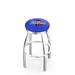 Holland Bar Stool NCAA Swivel Counter and Bar Stool Upholstered/Metal in Gray | 30 H x 18 W x 18 D in | Wayfair L8C2C30TulsaU