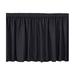 National Public Seating Shirred Pleat Stage Skirting 0.08' Stage Package, Polyester | 8 H x 96 W in | Wayfair SS8-96-10