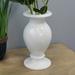 Ophelia & Co. Teo Decorative Handcrafted Marble Table Vase Ceramic in White | 8 H x 4 W x 4 D in | Wayfair BE791282047241548CA1603D425CDCDA