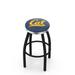 Holland Bar Stool NCAA 36" Swivel Bar Stool Upholstered/Metal in Black/Red/White | 36 H x 19 W x 19 D in | Wayfair L8B2C36Cal-Un