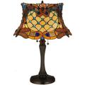 Astoria Grand Diane Hanging Head Dragonfly 22.5" Table Lamp Glass in Blue/Brown/Gray | 22.5 H x 16 W x 16 D in | Wayfair