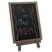 Gracie Oaks Wooden Chalkboard Wood/Manufactured Wood in Brown | 28 H x 16 W x 3 D in | Wayfair 23981CD379574D51BB46C57F377FFFF0