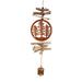 Millwood Pines Whitmire Forest Trees Bell Wind Chime Wood in Brown | 36 H x 7 W x 7 D in | Wayfair DB9CB6CE66434131B5FDFBEE3DCFFD46