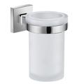 Orren Ellis Ottilie Toothbrush Holder Glass in Gray | 2.94 H x 4.31 W x 4.31 D in | Wayfair 3DDA470A6CF9411DB9797F8CE285B0CF