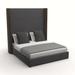 Wade Logan® Grasser Low Profile Standard Bed Wood & /Upholstered/Revolution Performance Fabrics® in Gray/Black | 87 H in | Wayfair