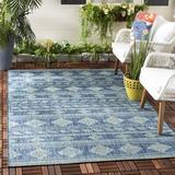 Blue/Navy 0.24 in Area Rug - Union Rustic Amarien Southwestern Navy Indoor/Outdoor Area Rug, Polypropylene | 0.24 D in | Wayfair