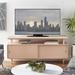 Wrought Studio™ Callaham TV Stand for TVs up to 70" Wood in Pink/Yellow | Wayfair 3AE2F1F4E7B8489A81E026FE7D4078A6