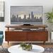 Wrought Studio™ Callaham TV Stand for TVs up to 70" Wood in Yellow | Wayfair ADB422DB9DB748709BB229E05CE9068C