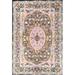 White 24 W in Indoor Area Rug - Alcott Hill® Dahlgreen Traditional Gray/Green/Pink Area Rug Polyester/Wool | Wayfair