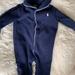 Ralph Lauren One Pieces | Baby Boy Ralph Lauren Shawl Collar One Piece | Color: Blue | Size: 6mb