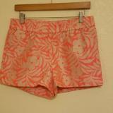 J. Crew Shorts | Jcrew Stretch Band Shorts | Color: Cream/Pink | Size: 4