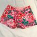 Lilly Pulitzer Shorts | Lilly Pulitzer Floral Printed Callahan Shorts In “A Thing Called Love” | Color: Pink/Red | Size: 00