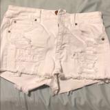 American Eagle Outfitters Shorts | American Eagle White Ripped Shorts | Color: White | Size: 6