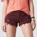 American Eagle Outfitters Shorts | American Eagle Maroon Festival Shorts | Color: Red | Size: 00