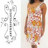 Anthropologie Dresses | Anthropologie Maeve Shift Dress | Color: Red/Yellow | Size: 4