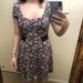 American Eagle Outfitters Dresses | Floral Print Dress | Color: Pink/Purple | Size: S
