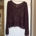 Free People Sweaters | Free People Sweater | Color: Purple | Size: L